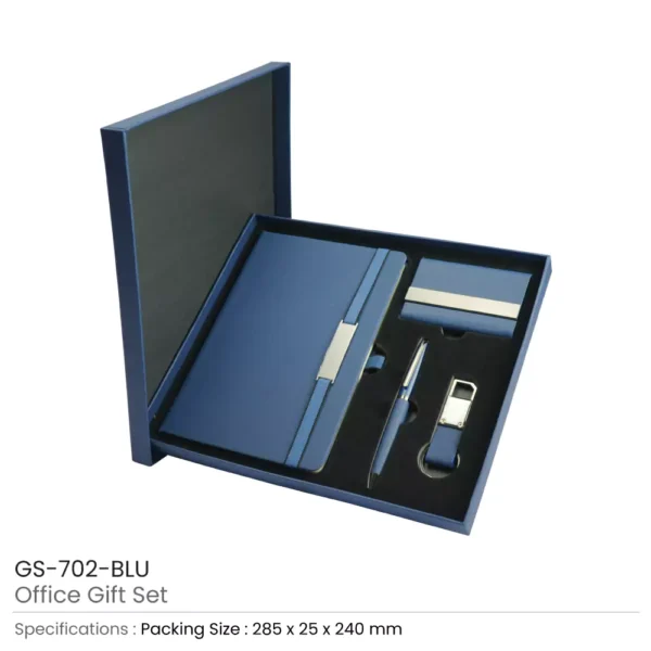 Office Gift Sets with Notebook, Pen, Card Holder, Keychain