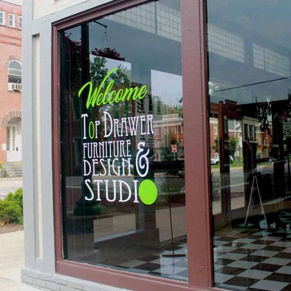 Window Vinyl Lettering